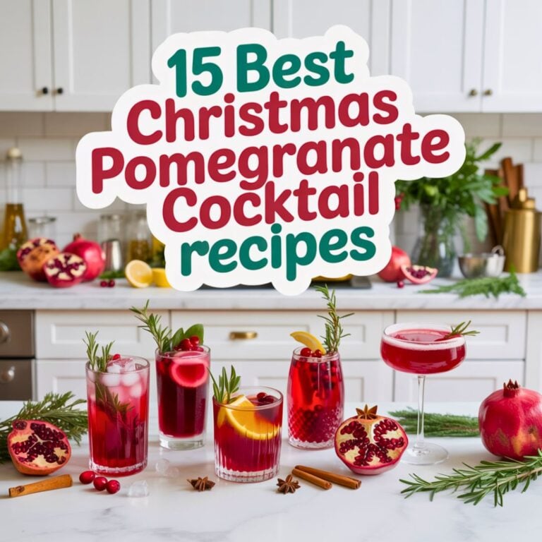 15 Best Christmas Pomegranate Cocktail Recipes