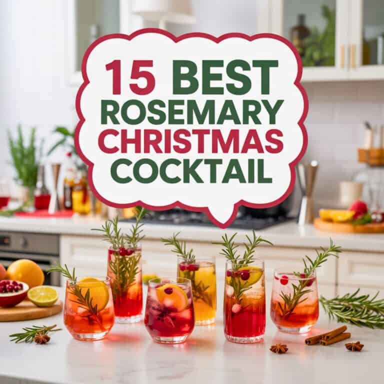 15 Best Rosemary Christmas Cocktail Recipes