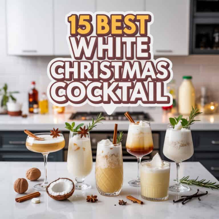 15 Best White Christmas Cocktail Ideas