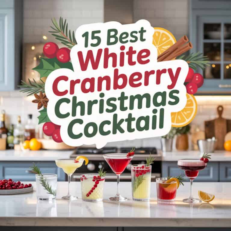 15 Best White Cranberry Christmas Cocktails