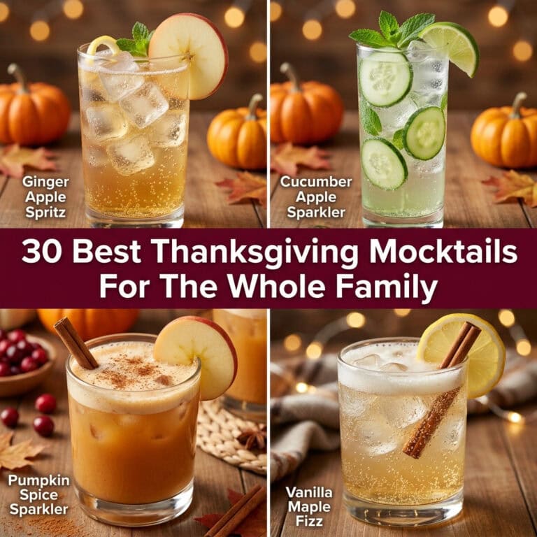 30 Best Thanksgiving Mocktails For The Whole Family