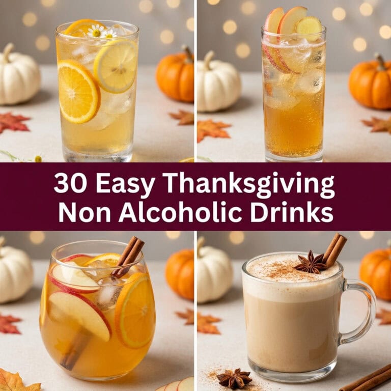 30 Easy Thanksgiving Non Alcoholic Drinks