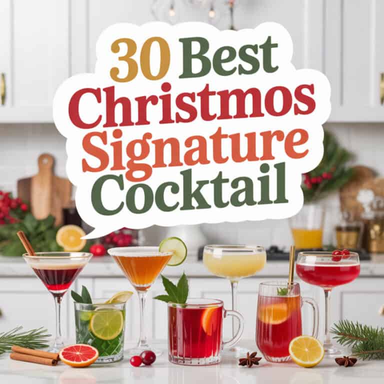 30 Best Christmas Signature Cocktail Ideas