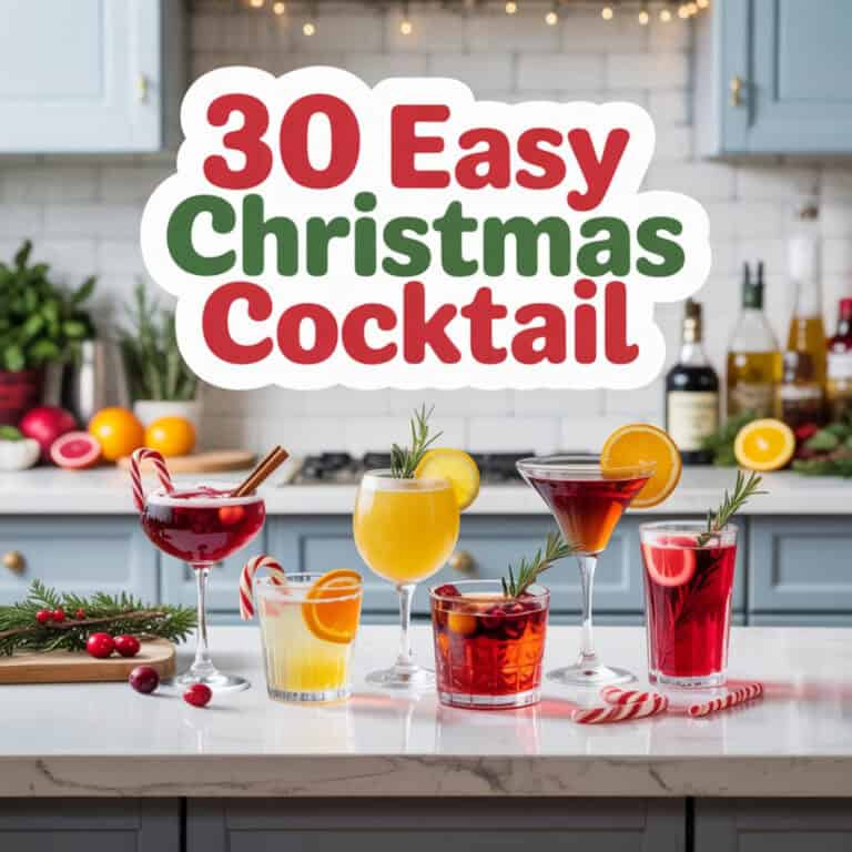 30 Easy Christmas Cocktail Ideas