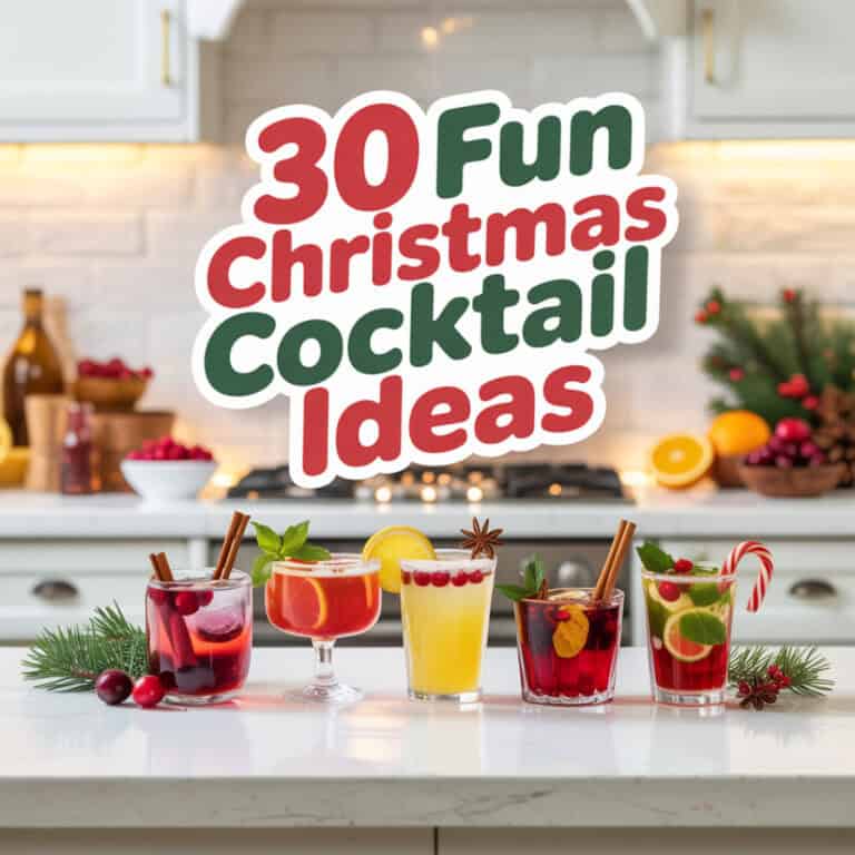 30 Fun Christmas Cocktail Ideas