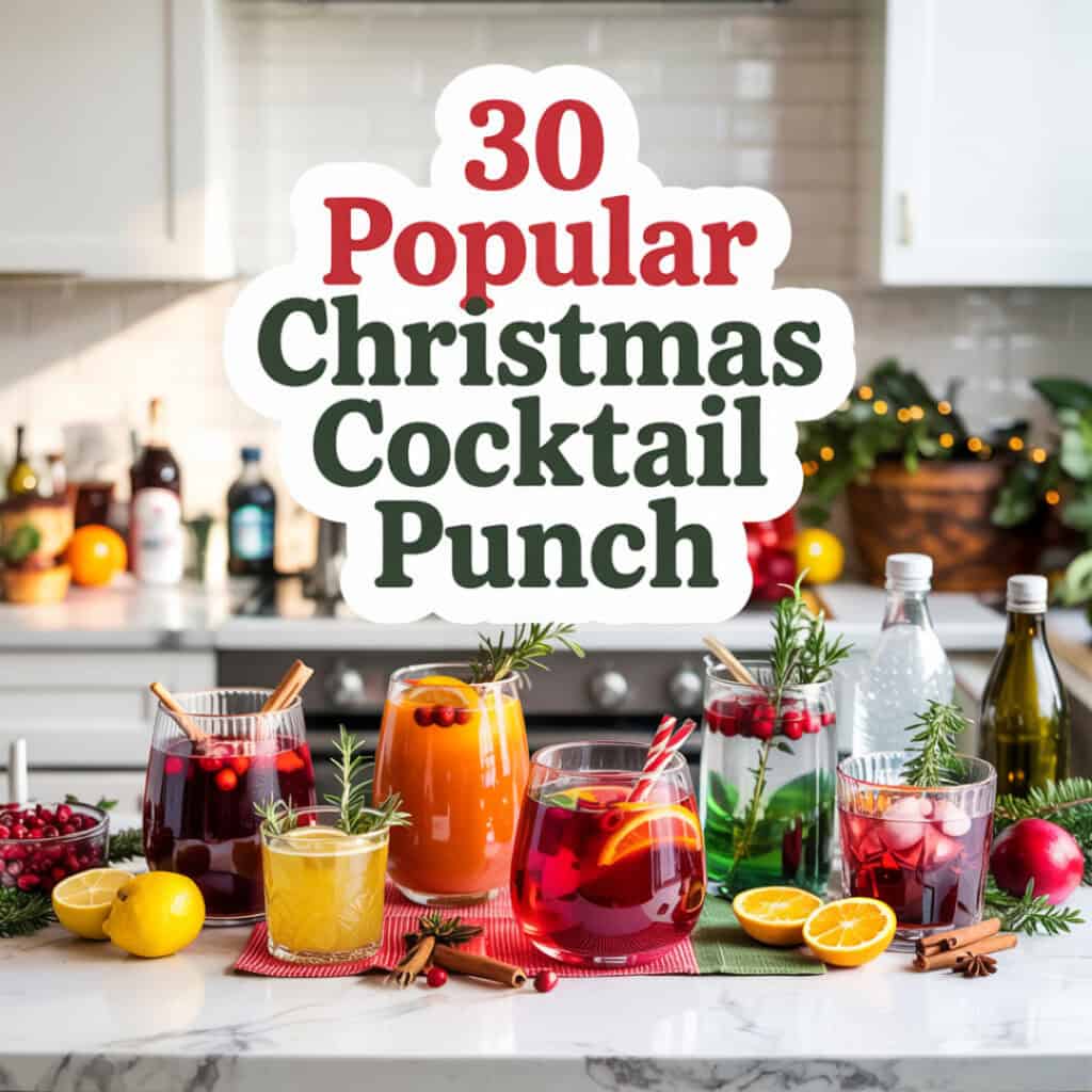 30 Popular Christmas Punch Cocktail - Thirsty Tales