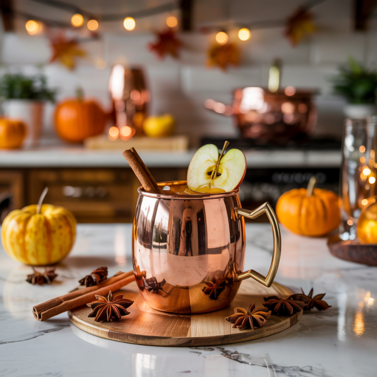 Aperol Apple Cider Mule Cocktail Recipe