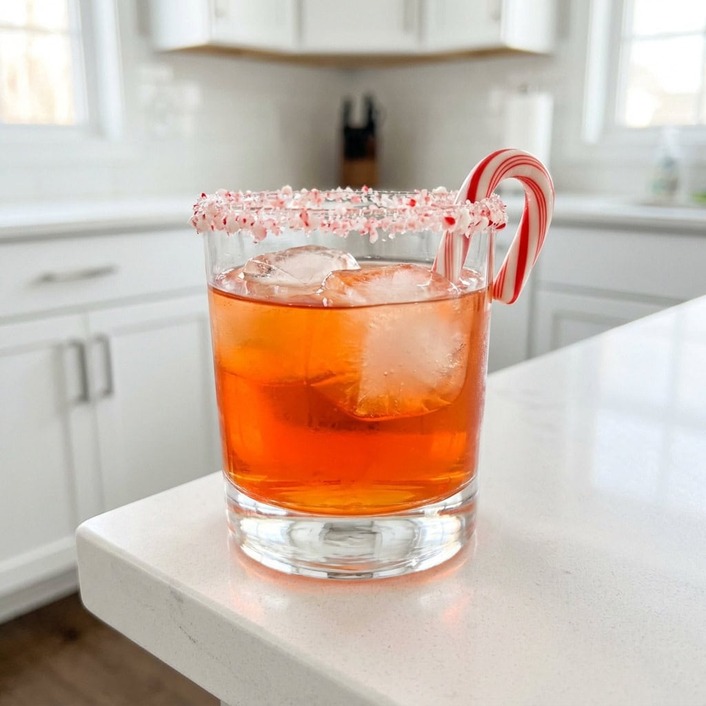Aperol Candy Cane Cocktail Recipe