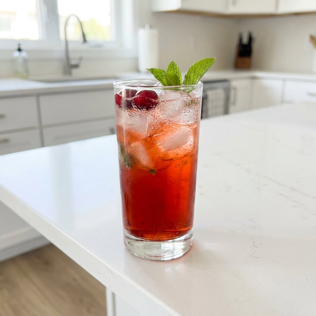 Aperol Cranberry Mojito Cocktail Recipe