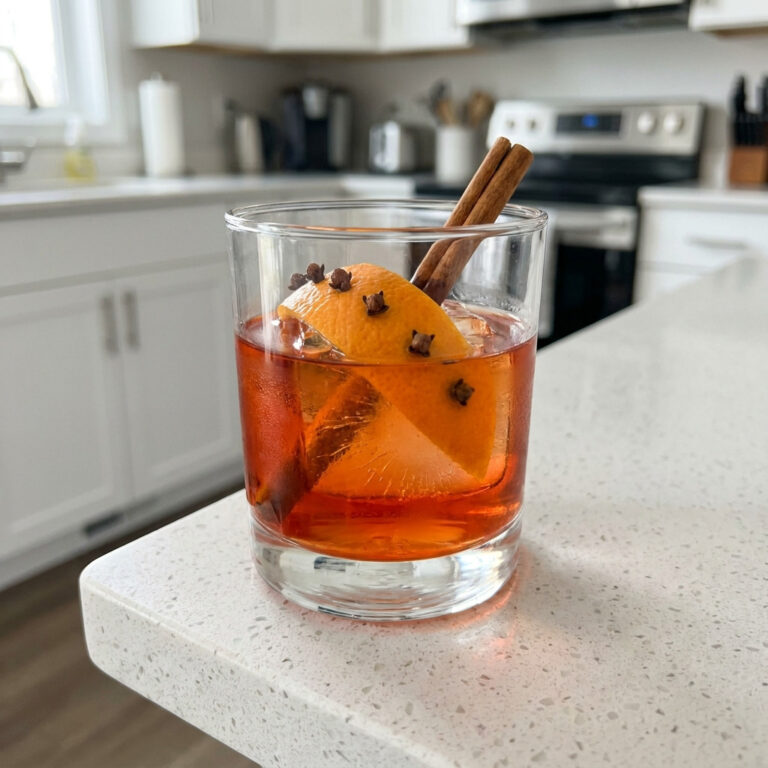 Aperol Negroni With a Christmas Twist Cocktail Recipe