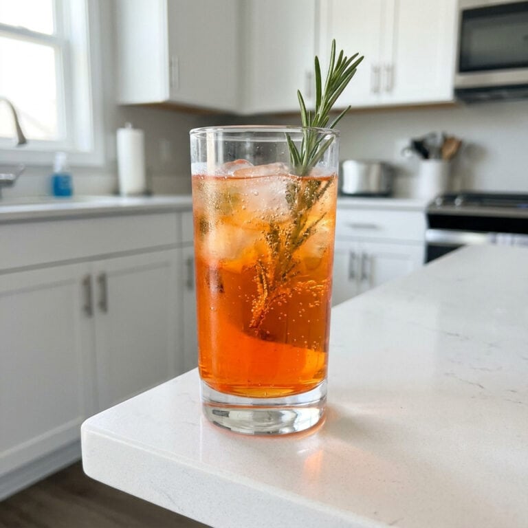 Aperol Tonic With Fresh Rosemary Cocktail Recipe