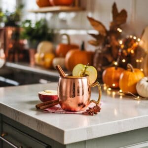 Apple Bourbon Mule Cocktail Recipe
