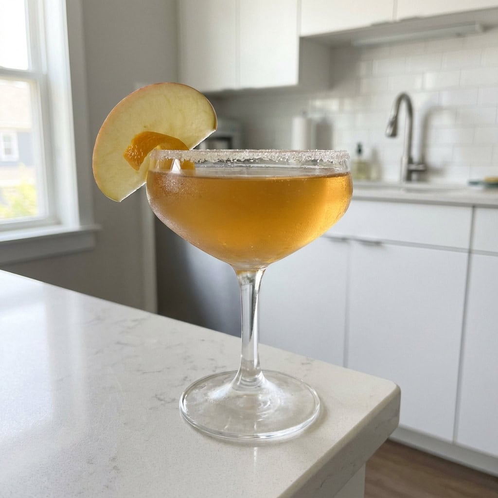 Apple Brandy Sidecar Cocktail Recipe