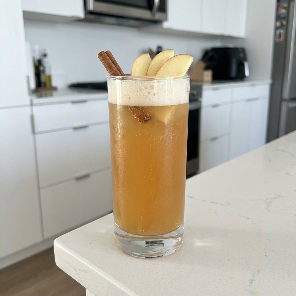 Apple Cider Gin Fizz Cocktail Recipe