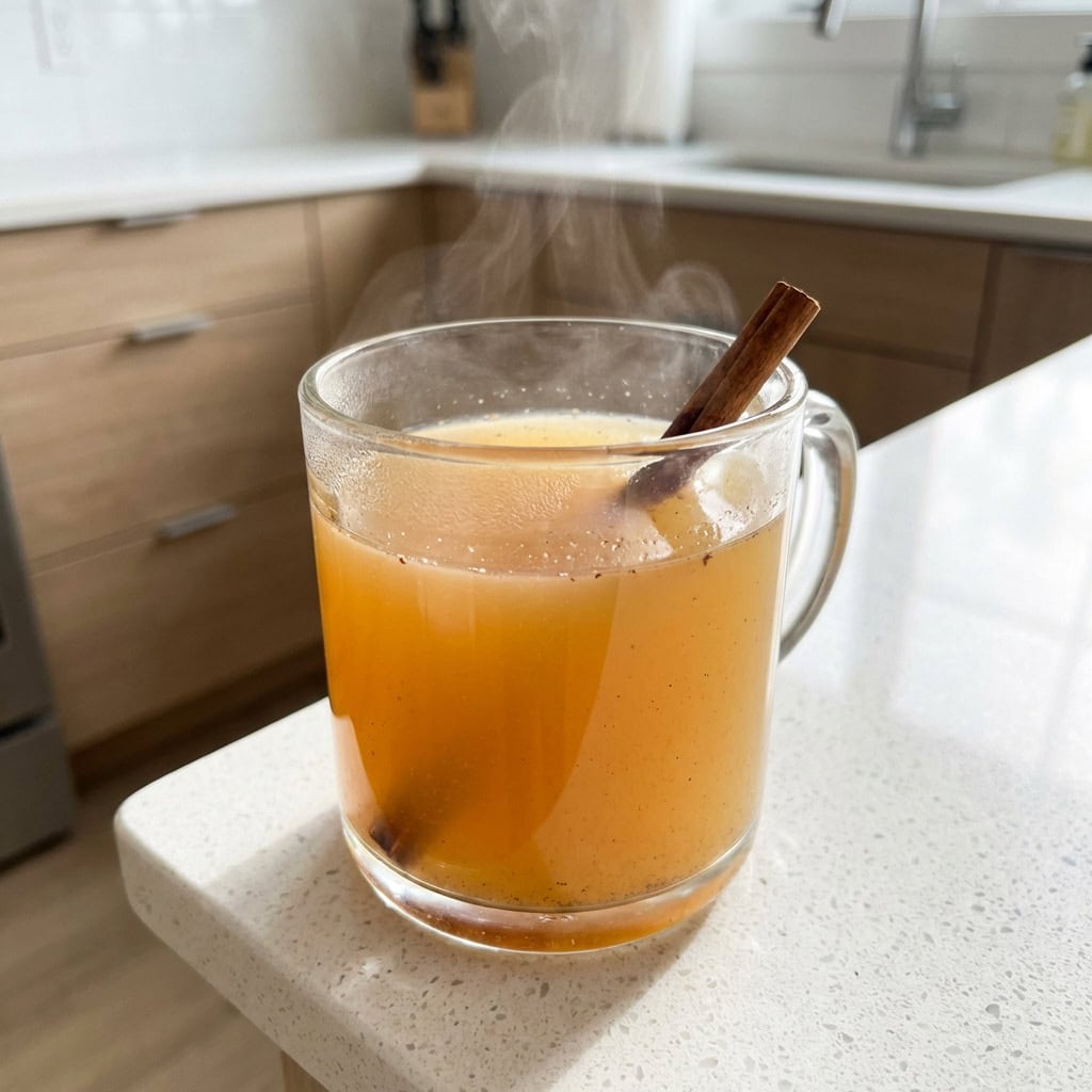Apple Cider Hot Buttered Rum Cocktail Recipe