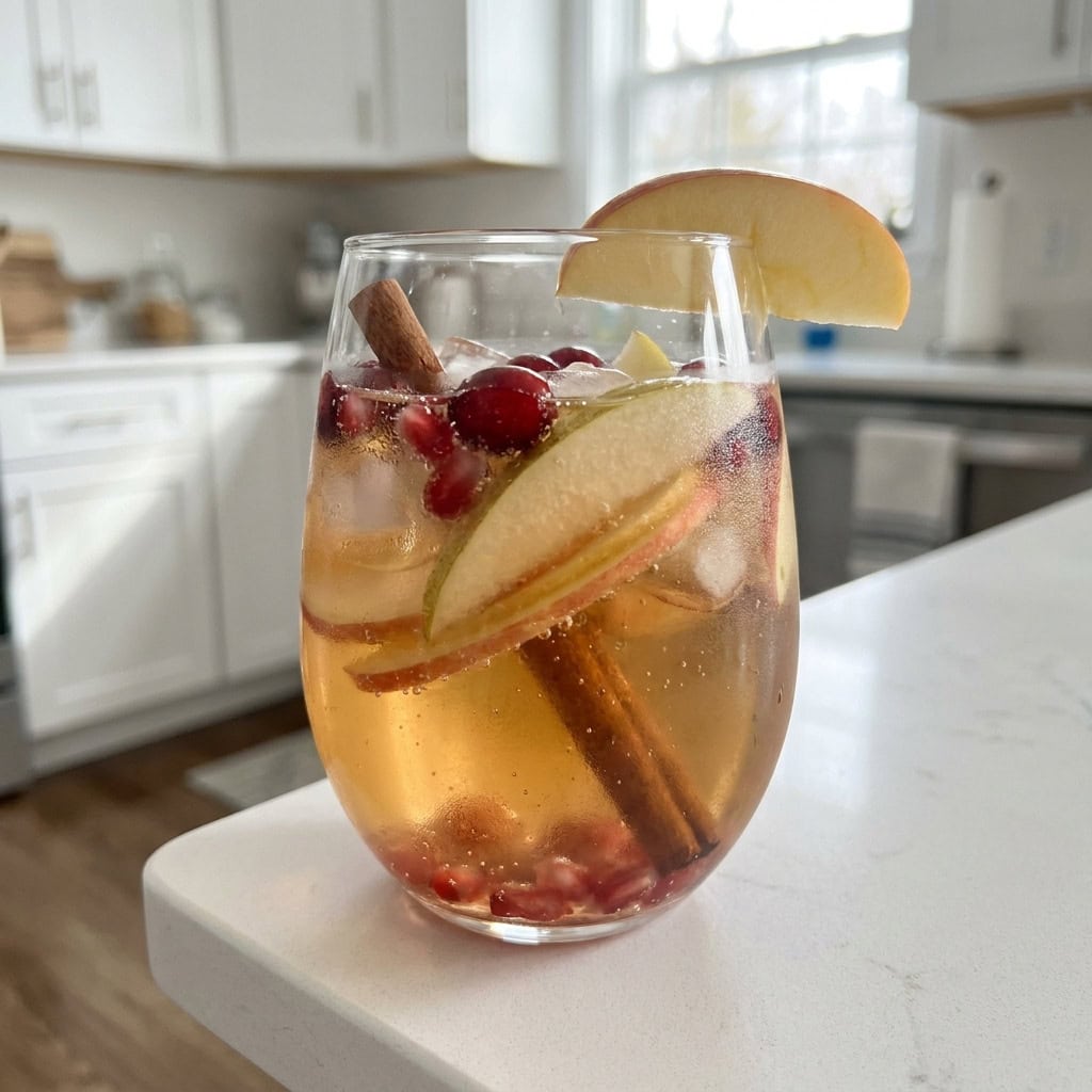 Apple Cider Sangria Mocktail Recipe