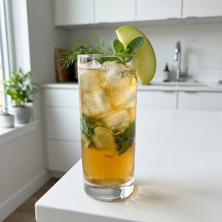 Apple Fennel Refresher Mocktail Recipe