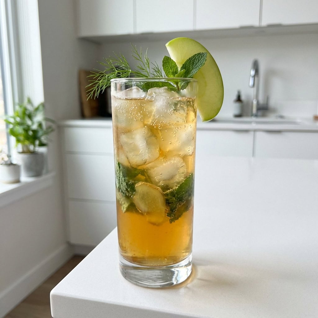 Apple Fennel Refresher Mocktail Recipe
