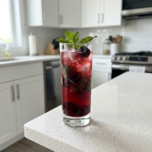 Black Cherry Mojito Cocktail Recipe