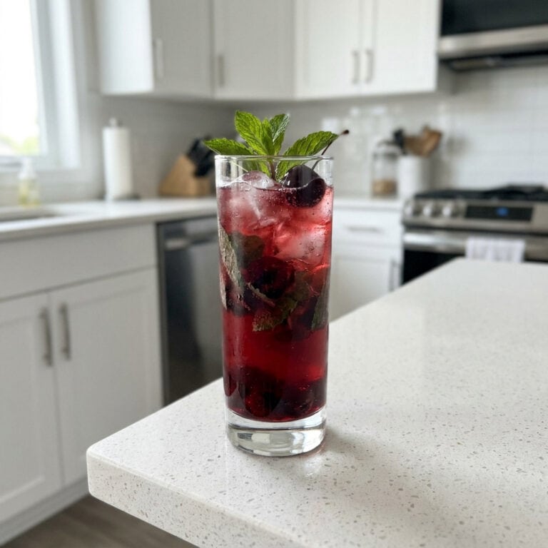 Black Cherry Mojito Cocktail Recipe