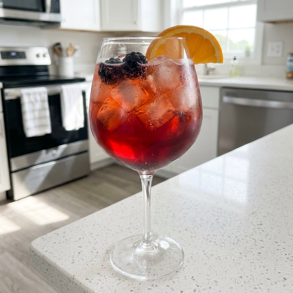 Blackberry Aperol Spritz Cocktail Recipe
