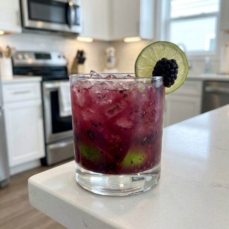 Blackberry Caipiroska Cocktail Recipe