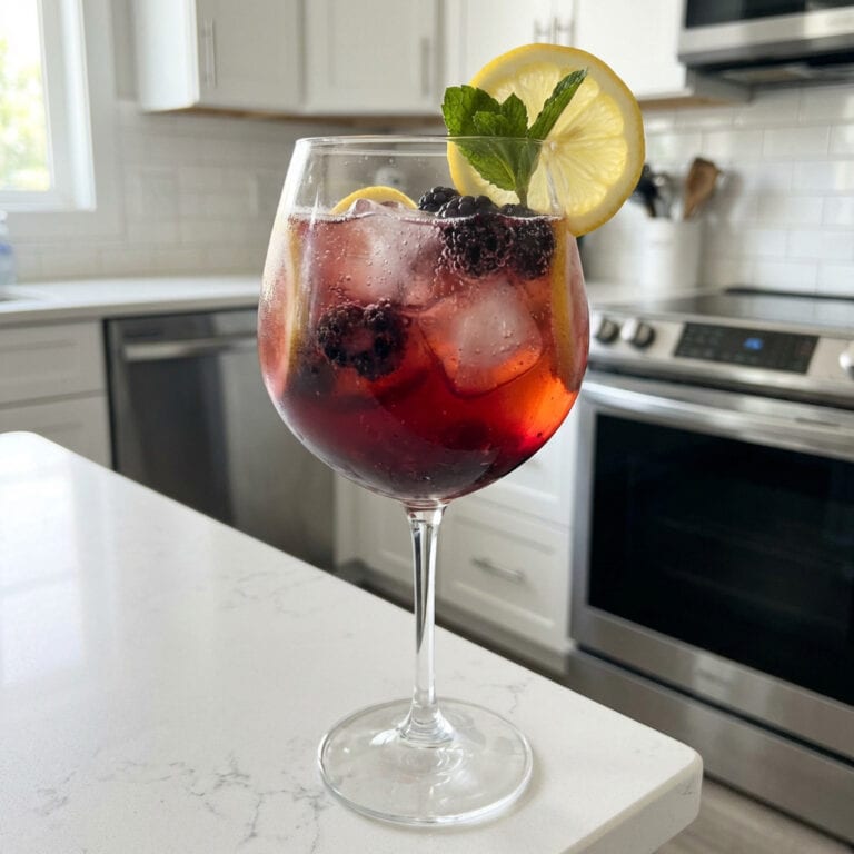 Blackberry Lemonade Spritz Cocktail Recipe