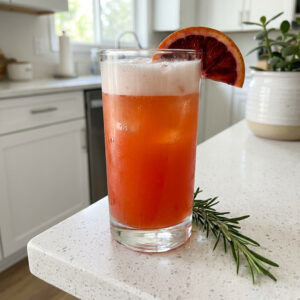 Blood Orange Gin Fizz Cocktail Recipe