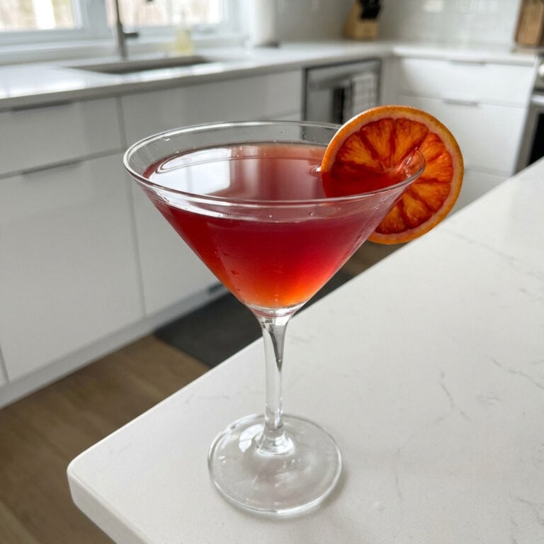 Blood Orange Martini Cocktail Recipe