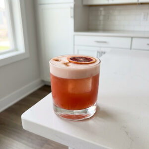 Blood Orange Whiskey Sour Cocktail Recipe