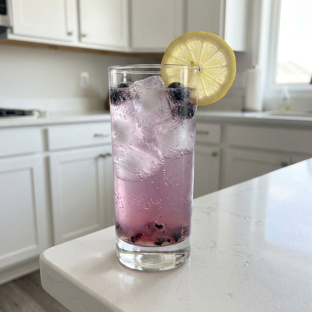 Blueberry Collins Cocktail Recipe