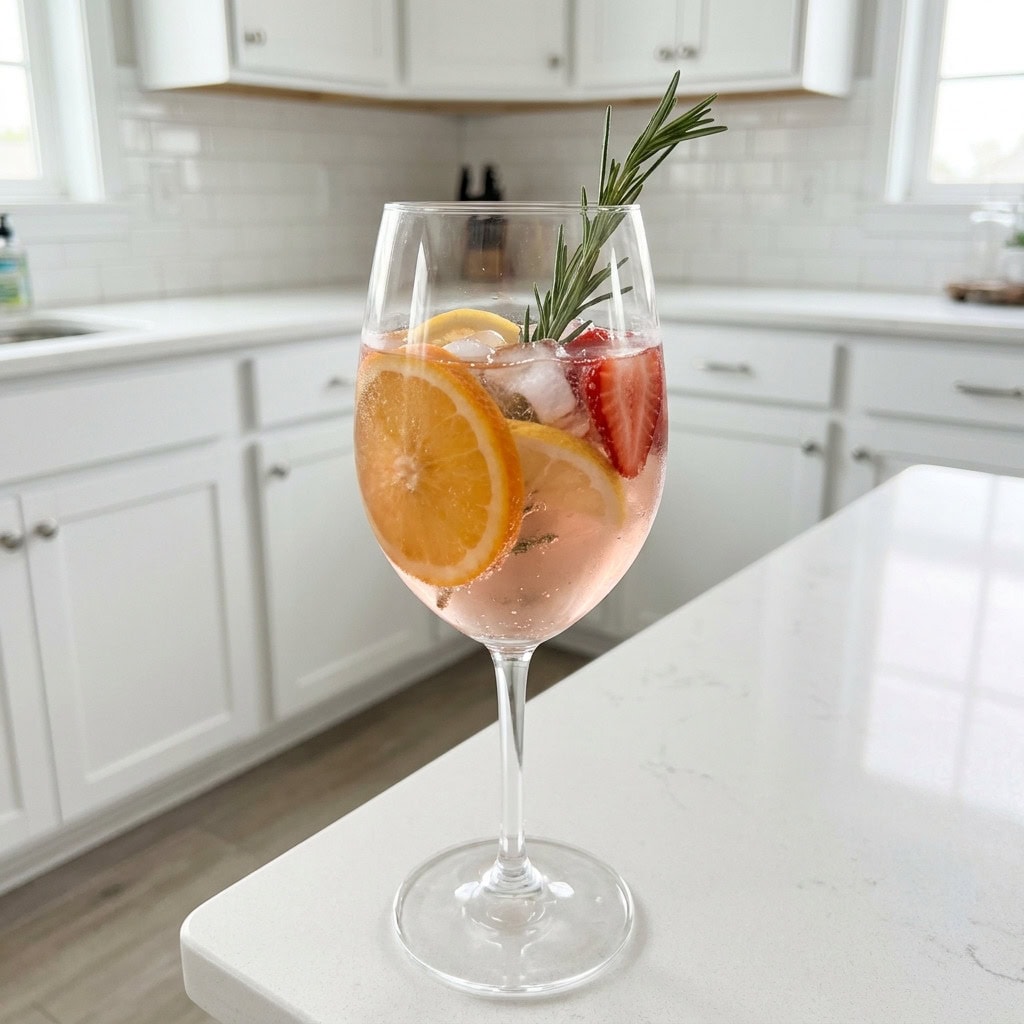 Blush Wine Sangria Cocktail Recipe