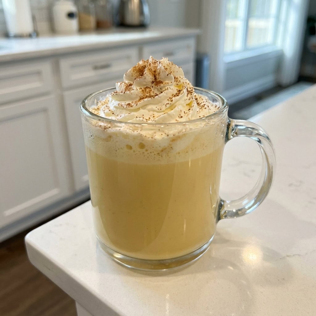 Bourbon Eggnog Cocktail Recipe