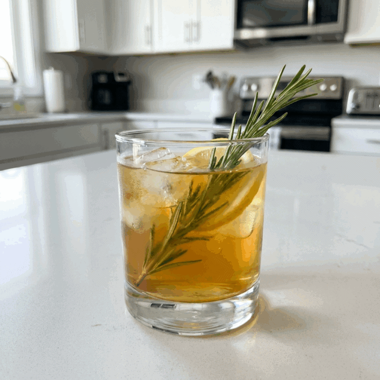 Bourbon Rosemary Lemonade Cocktail Recipe