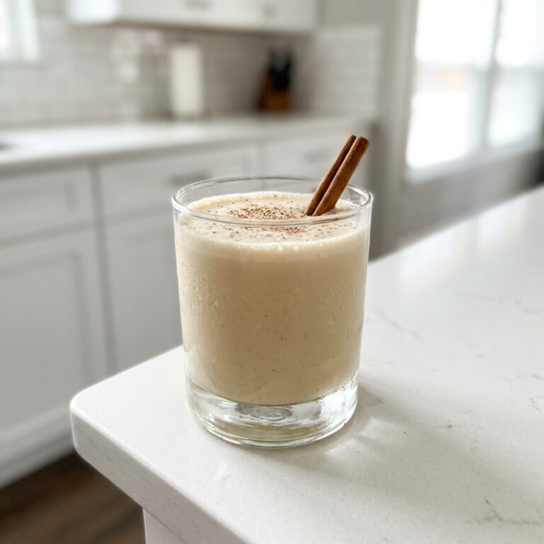 Brown Sugar Bourbon Eggnog Cocktail Recipe