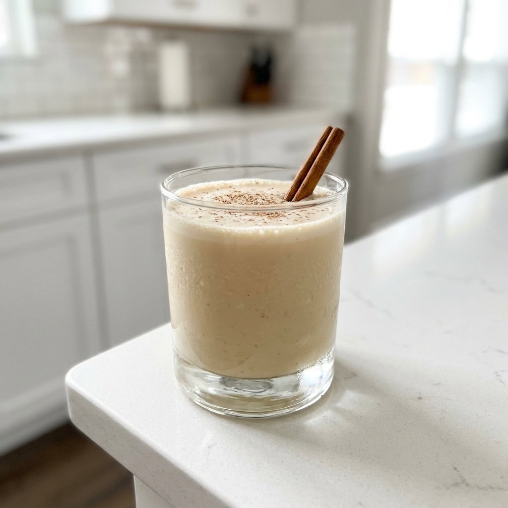 Brown Sugar Bourbon Eggnog Cocktail Recipe