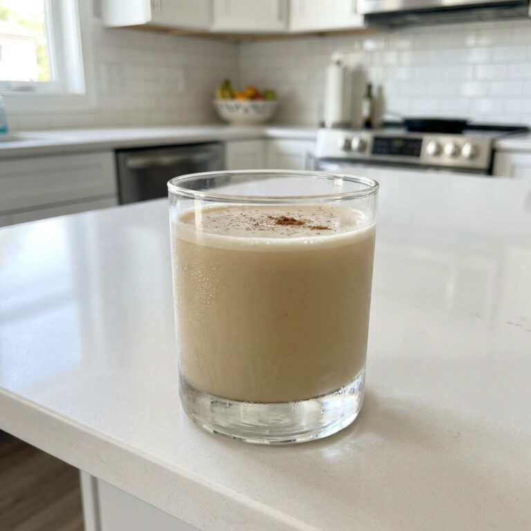 Brown Sugar Bourbon Milk Punch Cocktail Recipe
