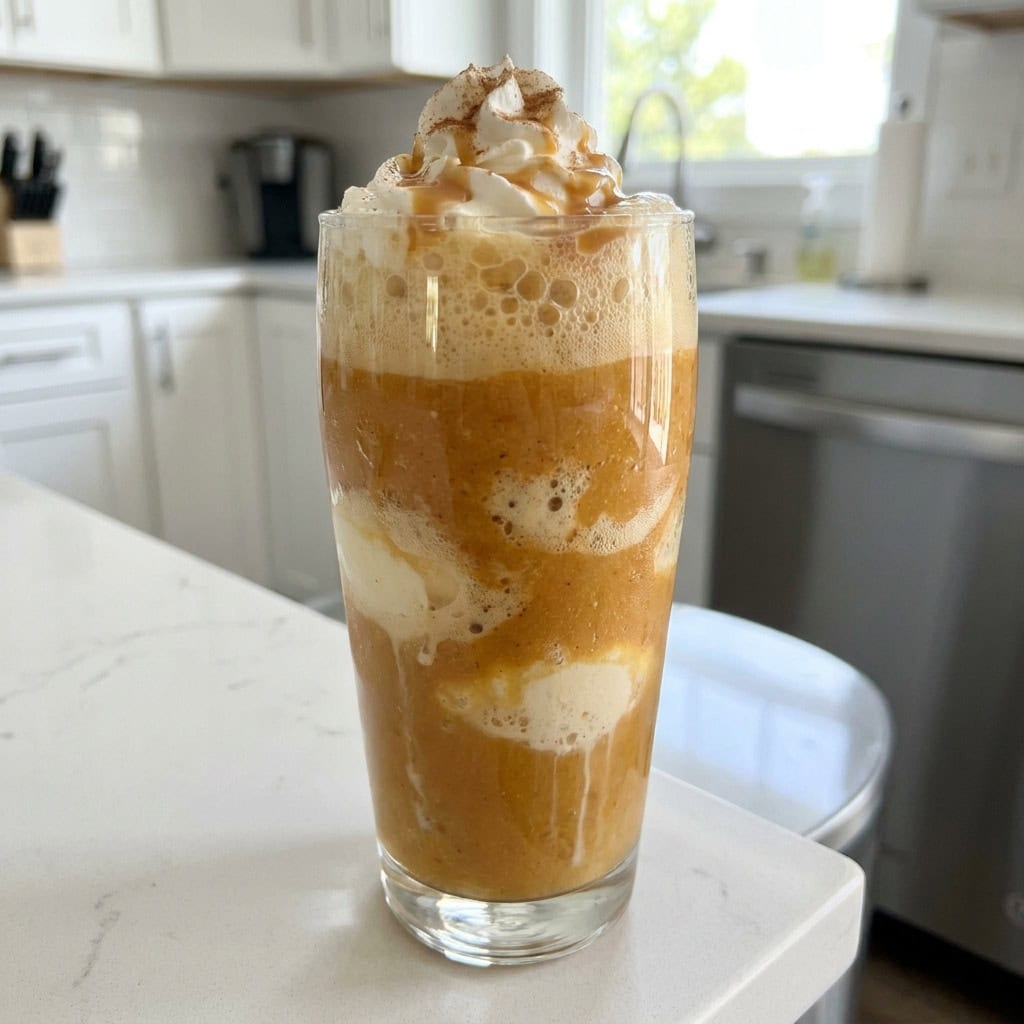 Butterscotch Pumpkin Float Mocktail Recipe