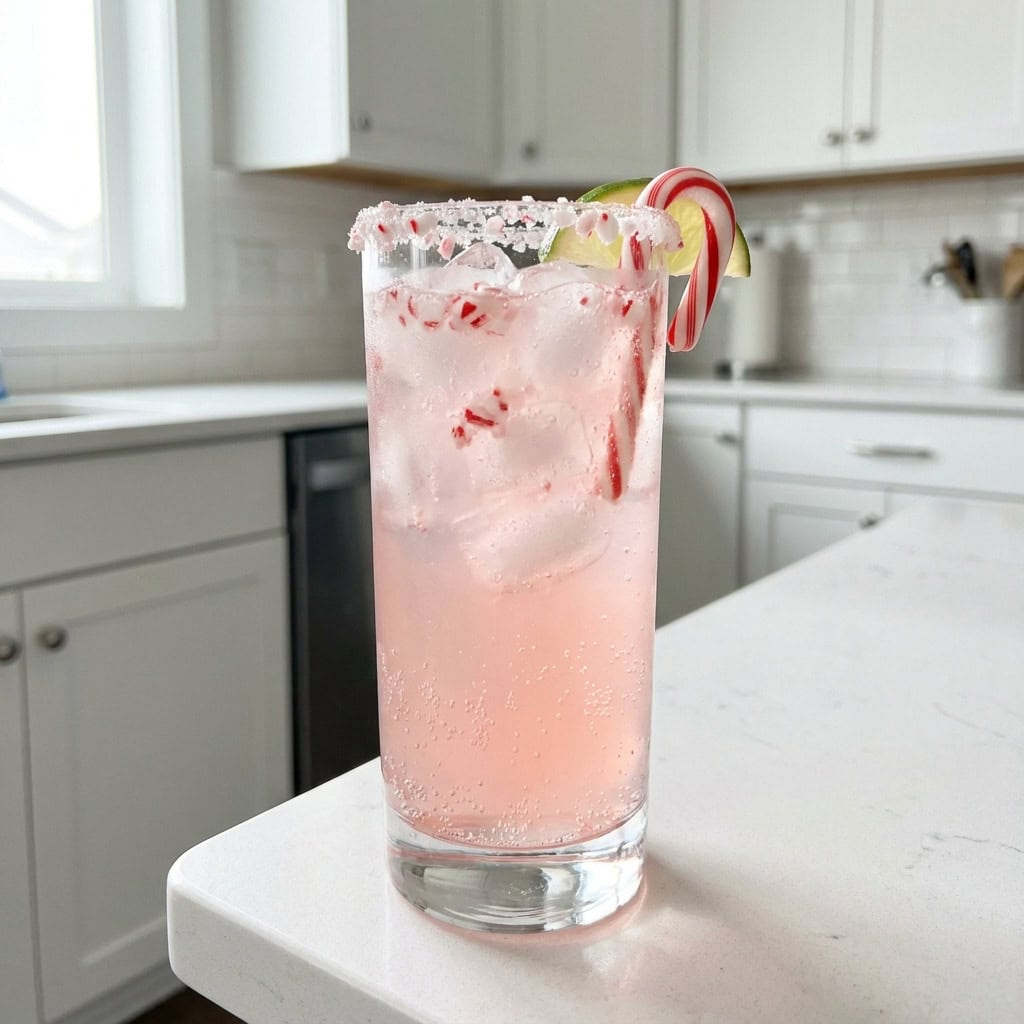 Candy Cane Tequila Cooler Cocktail Recipe