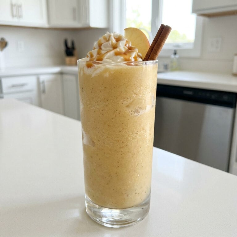 Caramel Apple Smoothie Mocktail Recipe
