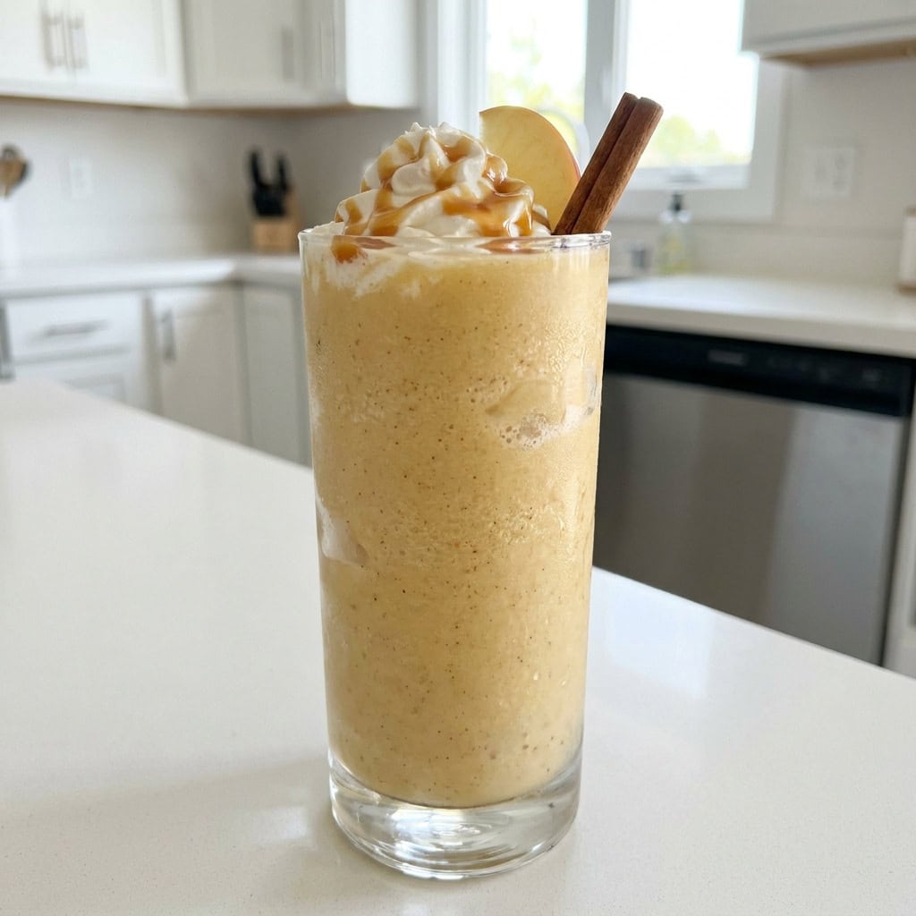 Caramel Apple Smoothie Mocktail Recipe