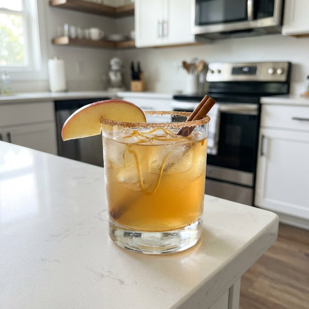 Caramel Apple Vodka Cocktail Recipe