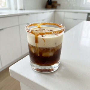 Caramel Tequila White Russian Cocktail Recipe