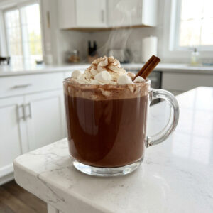 Chai-Spiced Hot Chocolate Mocktail Recipe