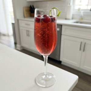 Champagne and Cranberry Juice Cocktail Recipe
