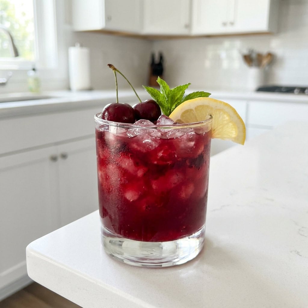 Cherry Bramble Cocktail Recipe