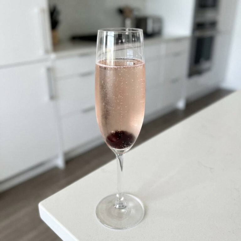 Cherry Champagne Cocktail Recipe