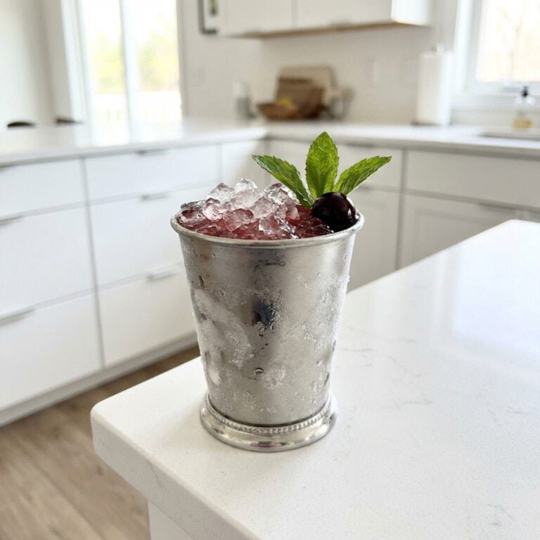 Cherry Mint Julep Cocktail Recipe