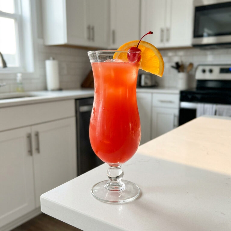 Cherry Rum Punch Cocktail Recipe