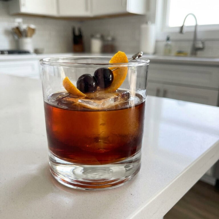 Chocolate Cherry Old Fashioned Cocktail Recipe